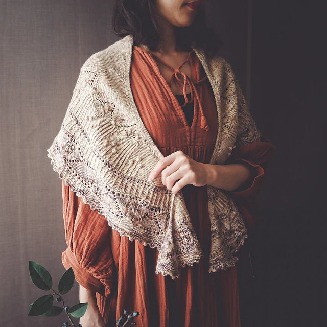 Tassy Shawl Kit (Irene Lin x Shangdrok Yarn)
