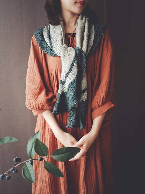 Tassy Shawl Kit (Irene Lin x Shangdrok Yarn)