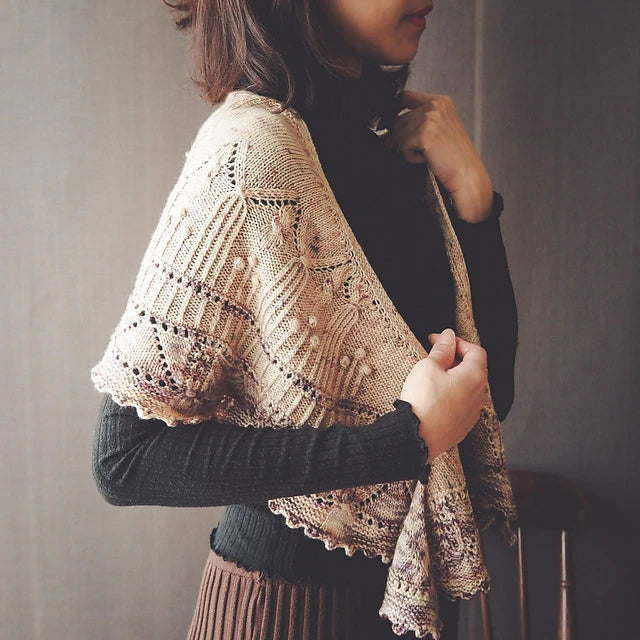 Tassy Shawl Kit (Irene Lin x Shangdrok Yarn)