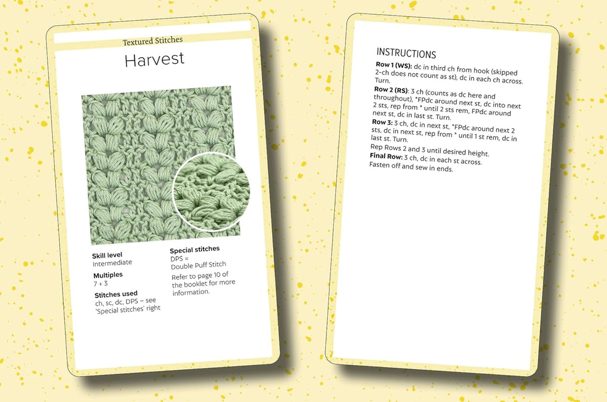 Bella Coco's Crochet Stitch Card Deck