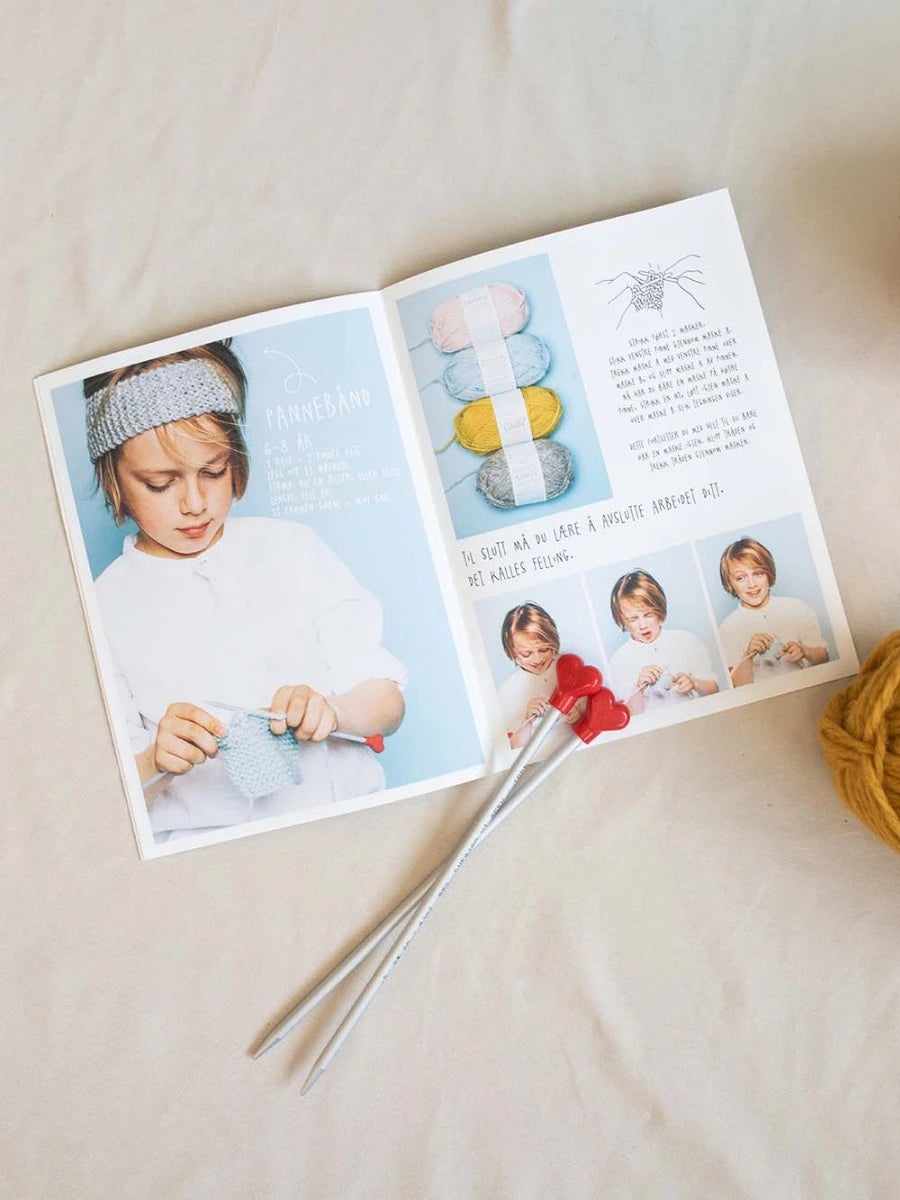 Sandnes Barn - Learn To Knit! Kit