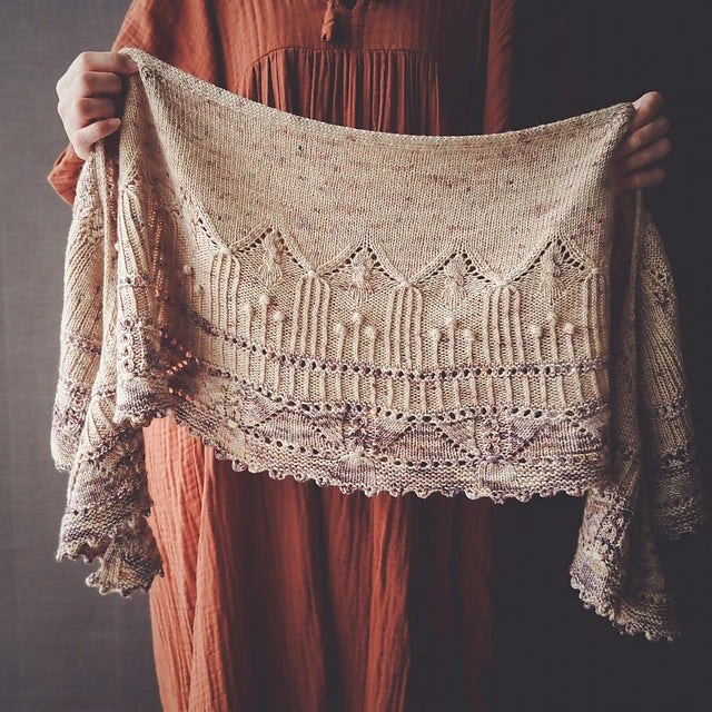 Tassy Shawl Kit (Irene Lin x Shangdrok Yarn)