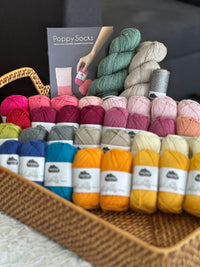 Kremke Soul Wool - Poppy Socks: Yarn Kit for 12 Colourful Socks (CLEARANCE)
