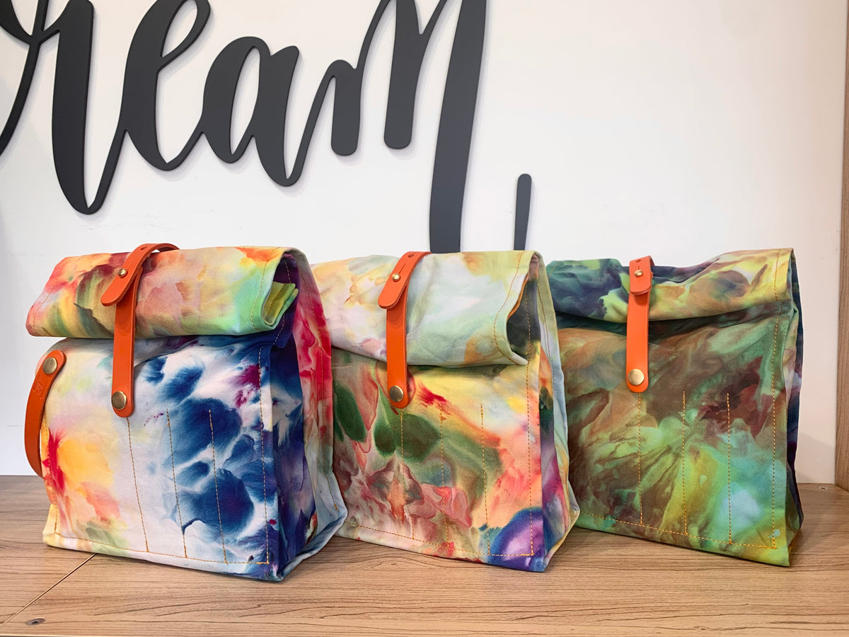 Hide & Hammer - #03 Ice-Dyed Canvas Bag