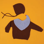 Kit Couture - Eldey Knit Kiss Bonnet & Bib Baby Kit
