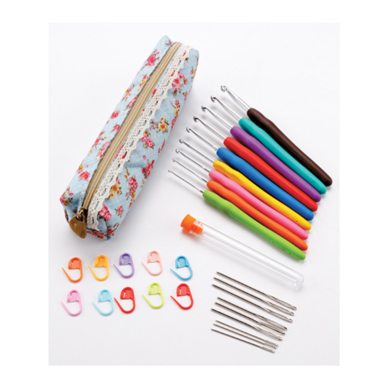 Annie's Crochet Hook Set with Case – The Knitting Loft