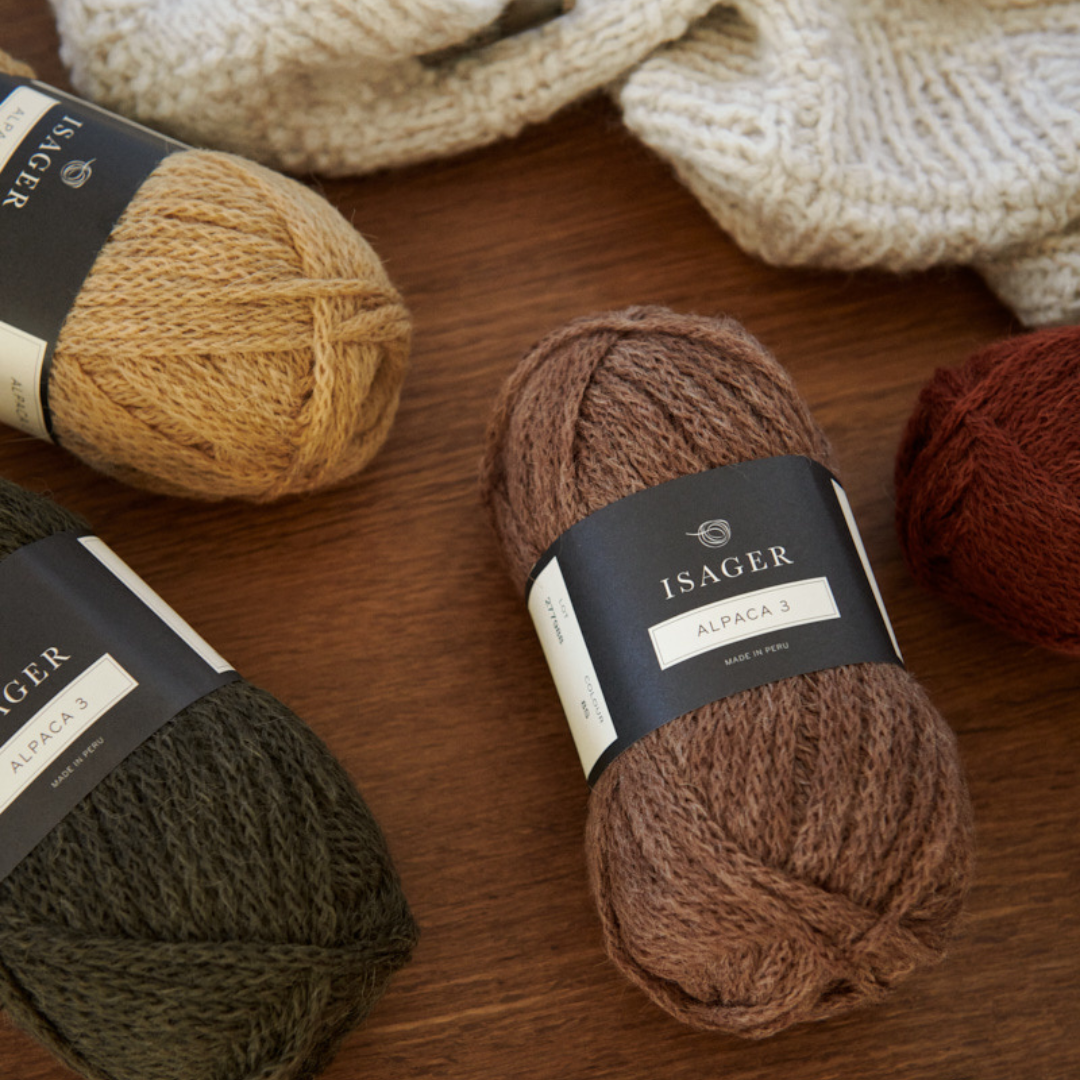 Isager Alpaca 3 Bulky Yarn at The Knitting Loft in Toronto