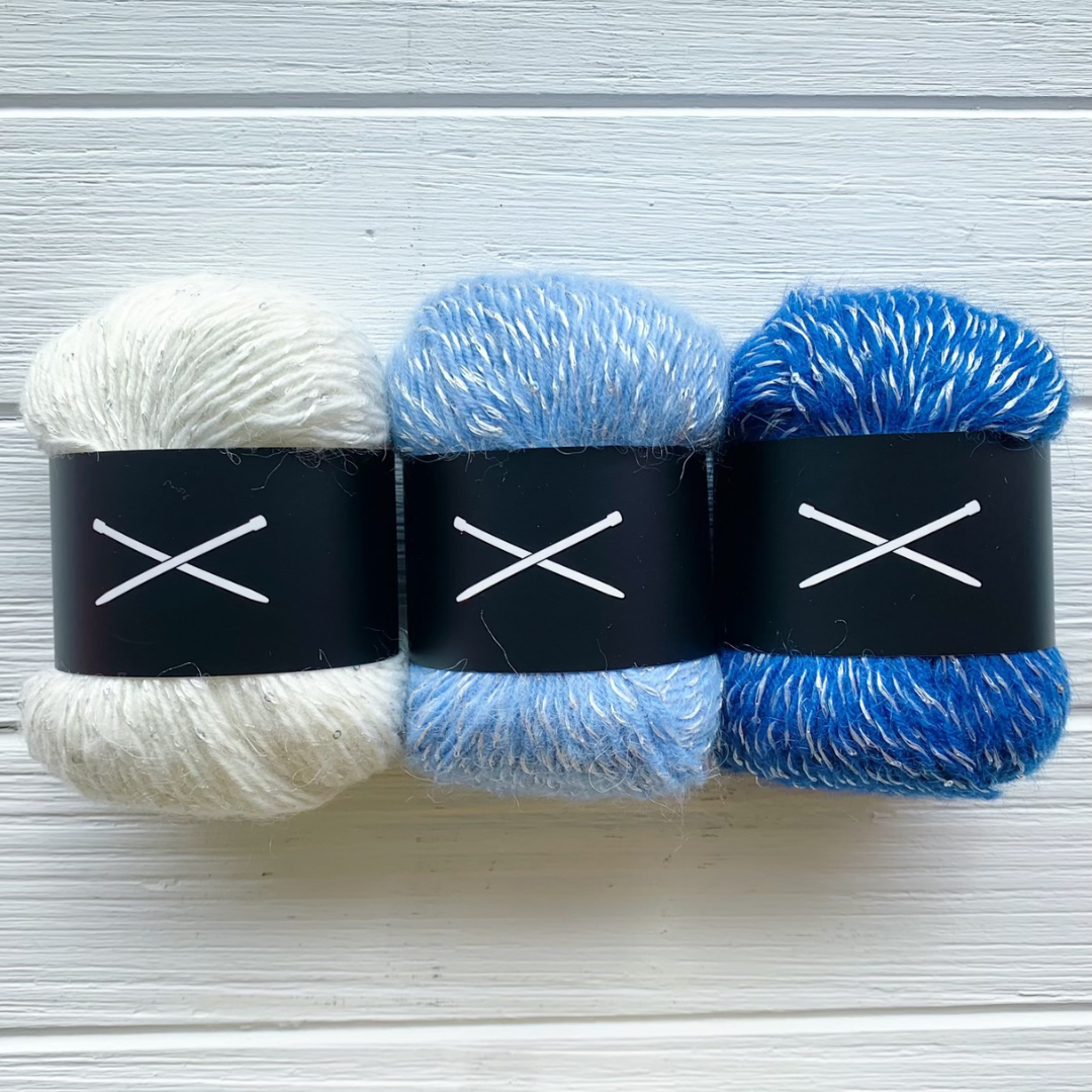 The Knitting Loft - Twinkle - Sequin Worsted Yarn