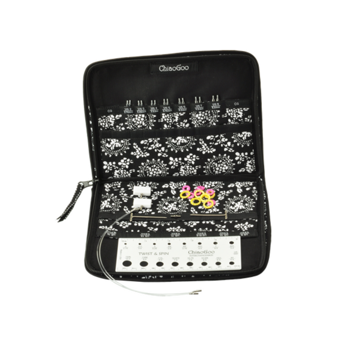 ChiaoGoo SPIN 4" Bamboo Small Interchangeable Needle Set