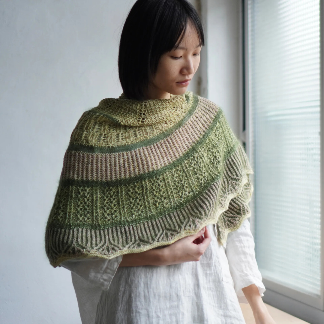 Karlotta Shawl Kit (Brynja Björk x Shangdrok) – The Knitting Loft