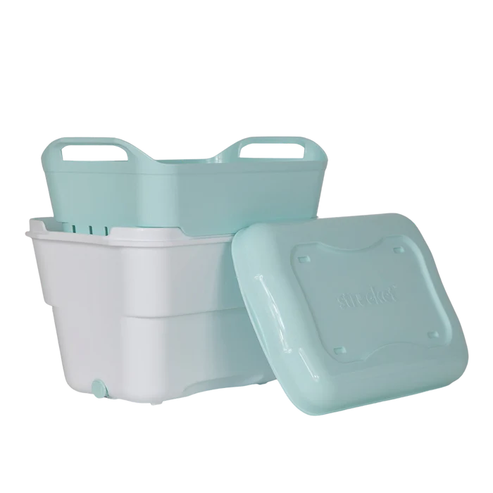 Strucket 4.5L Mini Strainer Bucket with Lid