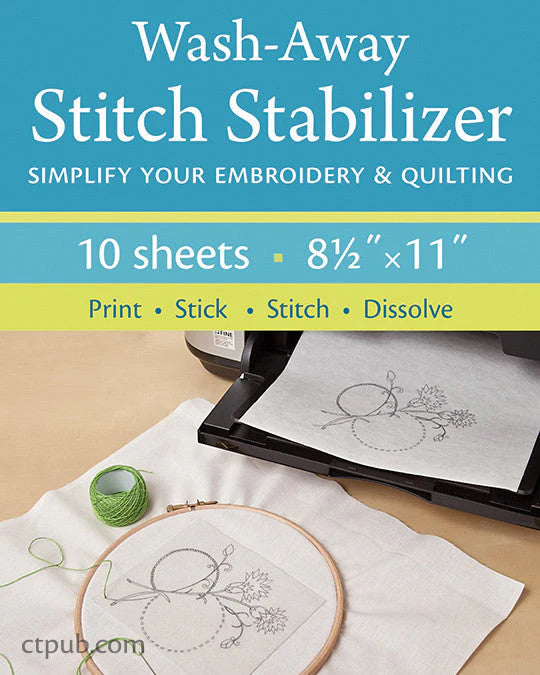 Wash-Away Stitch Stabilizer