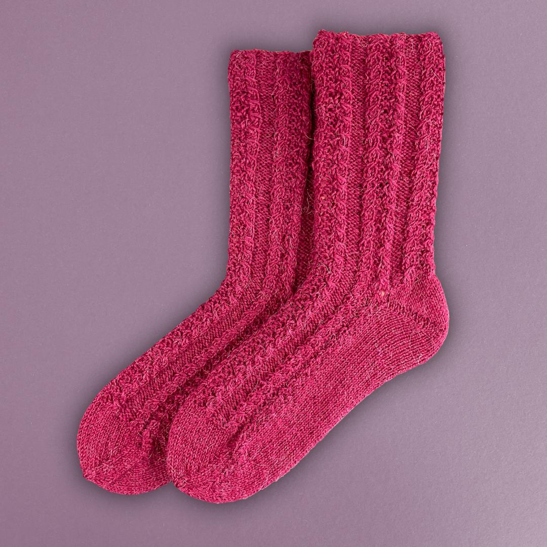 Kremke Soul Wool - Poppy Socks: Yarn Kit for 12 Colourful Socks (CLEARANCE)