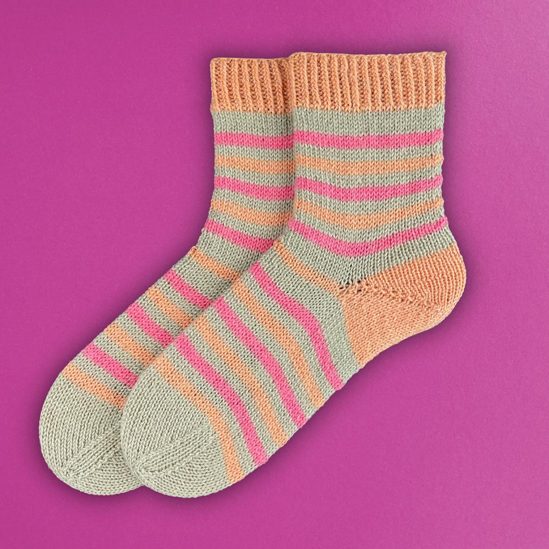 Kremke Soul Wool - Poppy Socks: Yarn Kit for 12 Colourful Socks (CLEARANCE)