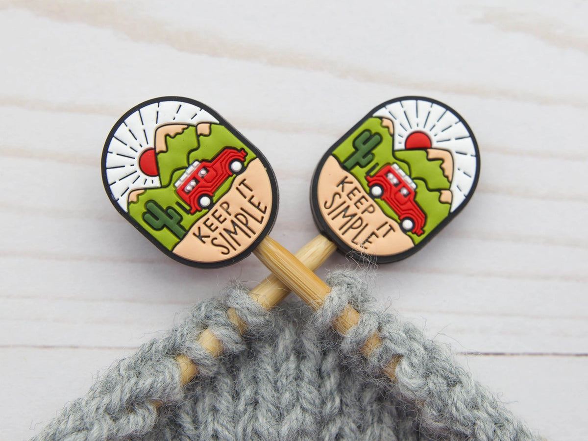 Fox & Pine Stitch Stoppers