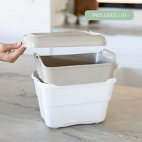 Strucket 4.5L Mini Strainer Bucket with Lid