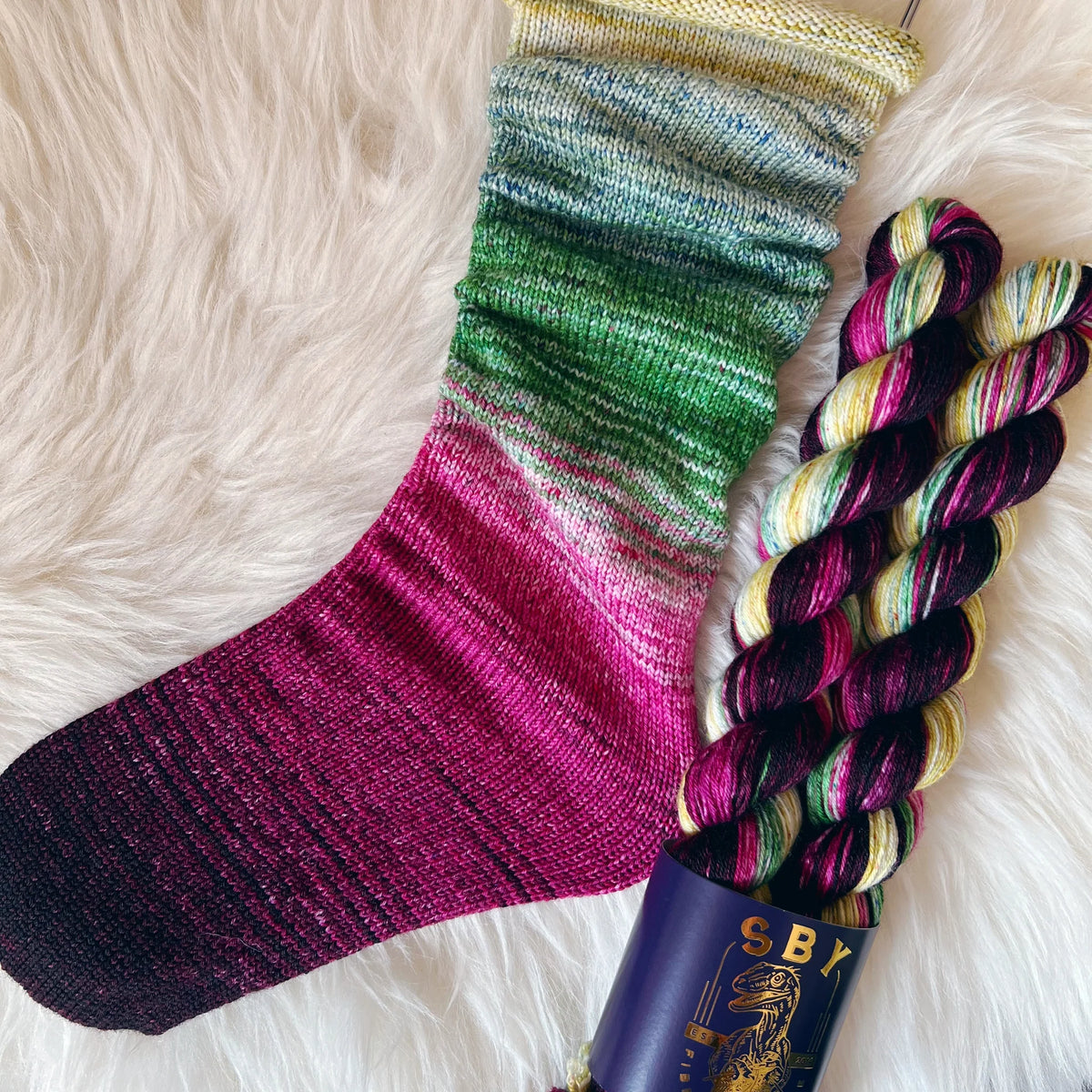 Shirley Brian Yarns - Deconstructed Fade Sock