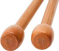 ChiaoGoo 9" Bamboo Single Point Needles