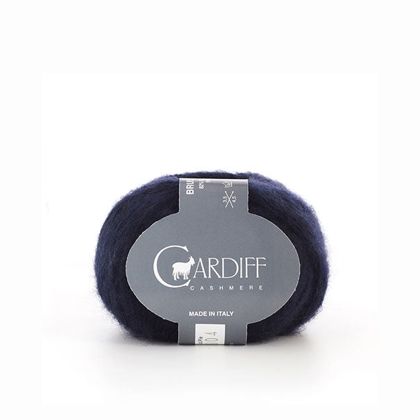 Cardiff Cashmere Brushlight Welsh Navy Blue Yarn - Toronto