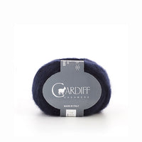Cardiff Cashmere Brushlight Welsh Navy Blue Yarn - Toronto