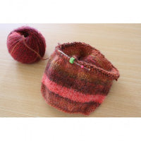 Circular knitting Stitch Holder in yarn