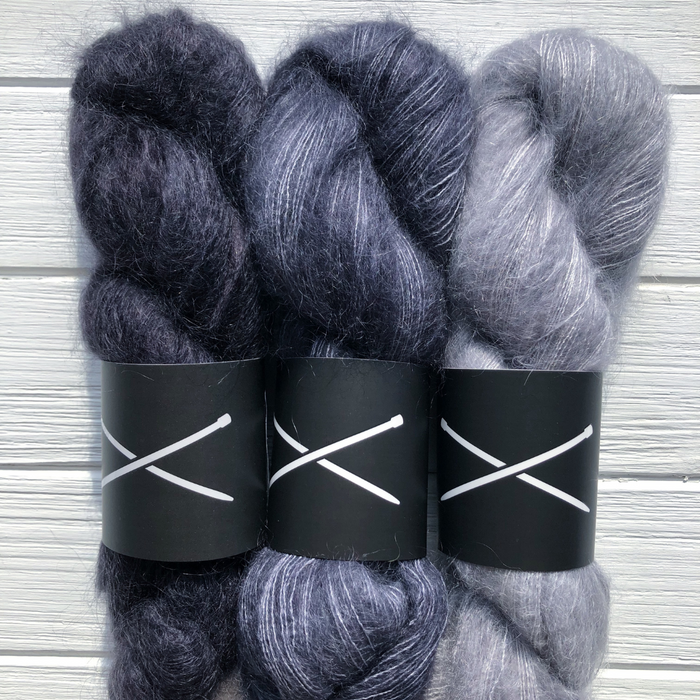 The Knitting Loft - Dust - Mohair/Silk Lace Yarn (M-Z)