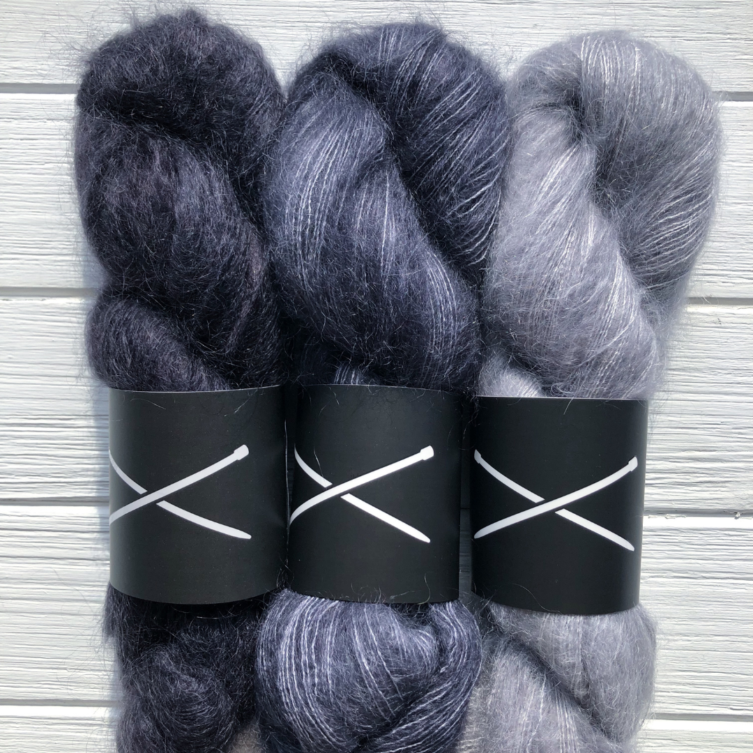 The Knitting Loft - Dust - Mohair/Silk Lace Yarn (A-L)