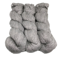 Sabri Fingering Organic Cotton grey Yarn by Illimani Yarn