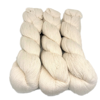 Sabri Fingering bone white Yarn by Illimani Yarn