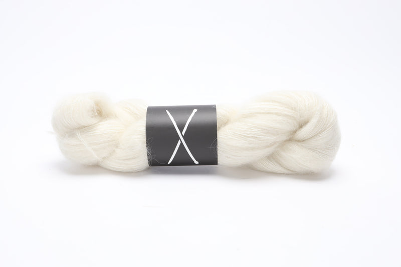 Yarn Acrylic/Nylon Blend - White – Lucky DeLuxe Fabrics