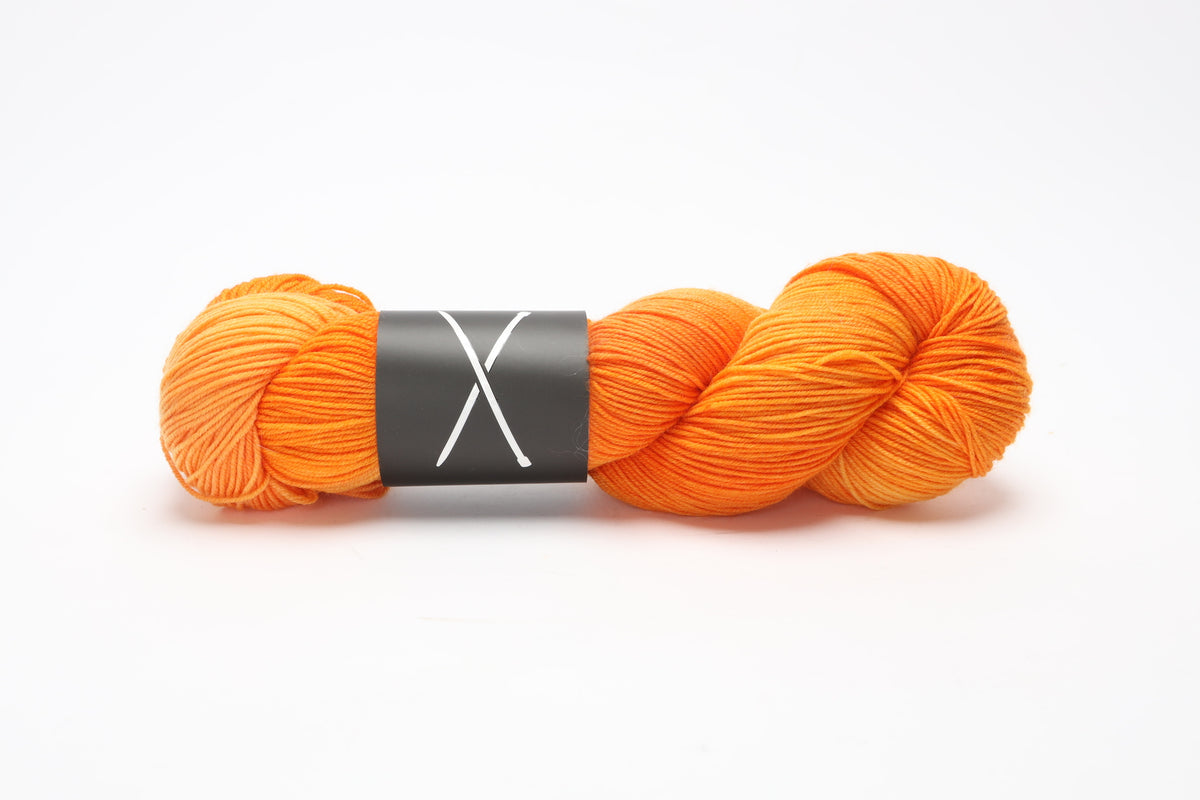 boots by the knitting loft - merino fingering yarn (part 1) apricot