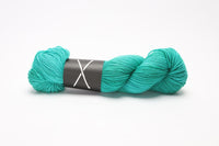 boots by the knitting loft - merino fingering yarn (part 1) aqua green