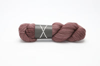 boots by the knitting loft - merino fingering yarn (part 1) aubergine