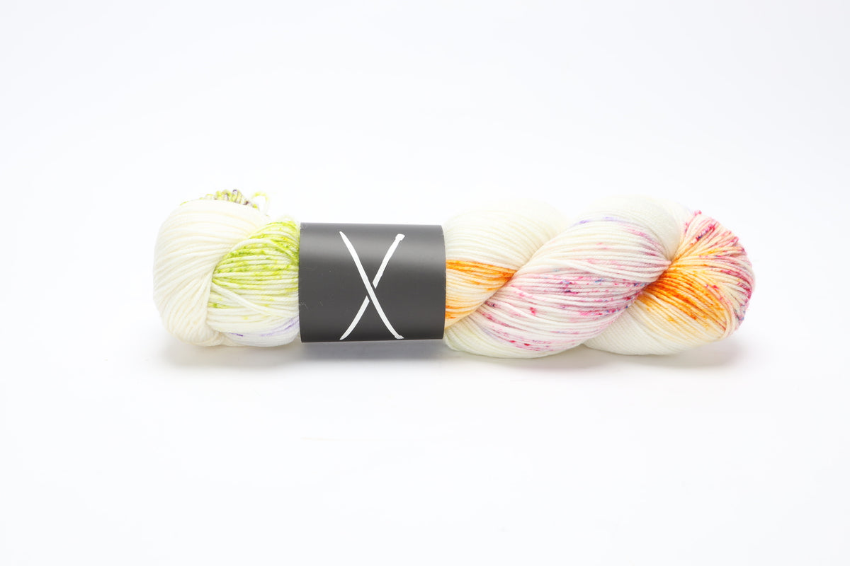 boots by the knitting loft - merino fingering yarn (part 1) bloom