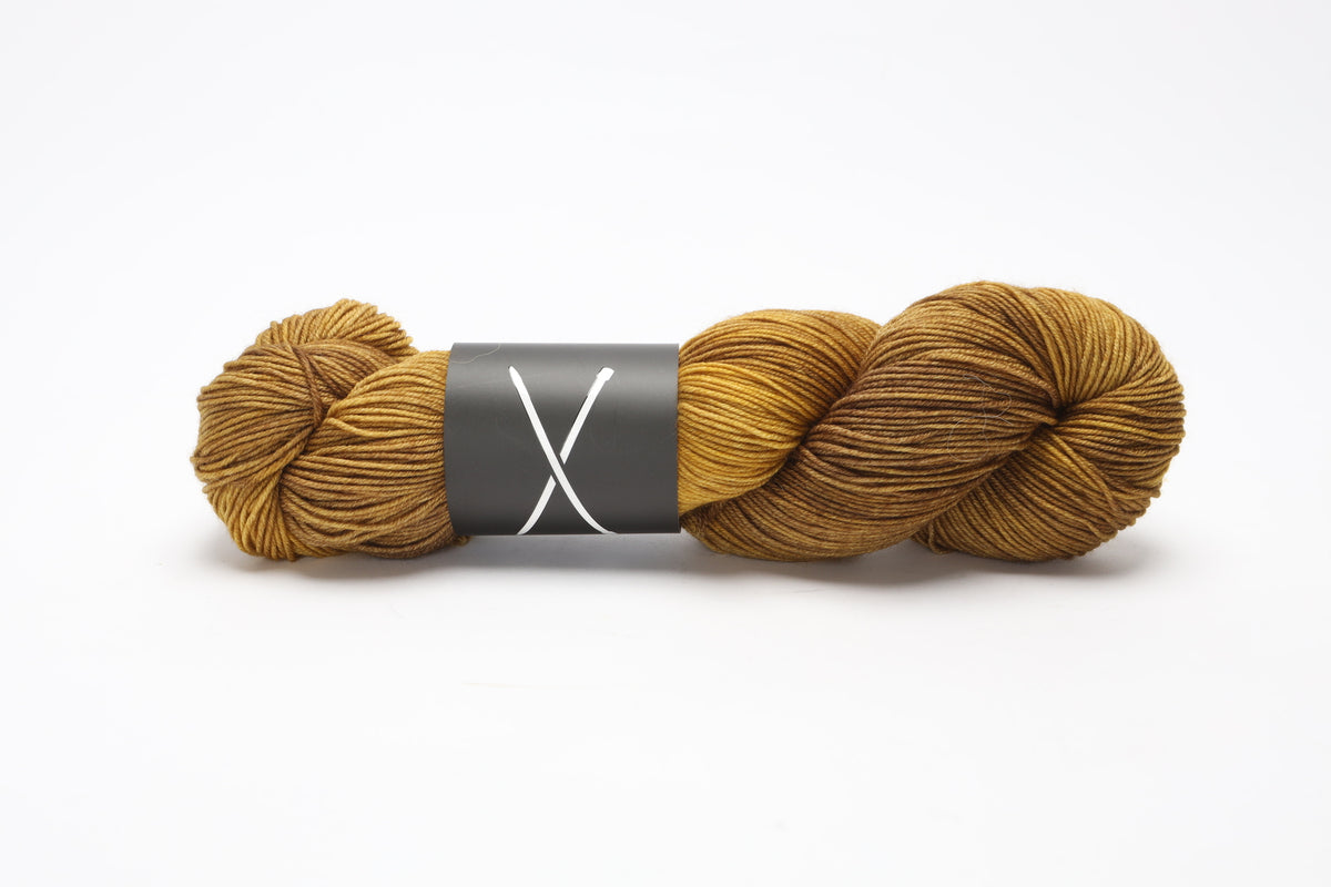 boots by the knitting loft - merino fingering yarn (part 1) butterscotch