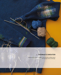 Visible Creative Mending for Knitwear