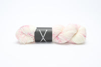 boots by the knitting loft - merino fingering yarn (part 1) candy floss
