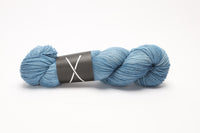 boots by the knitting loft - merino fingering yarn (part 1) denim