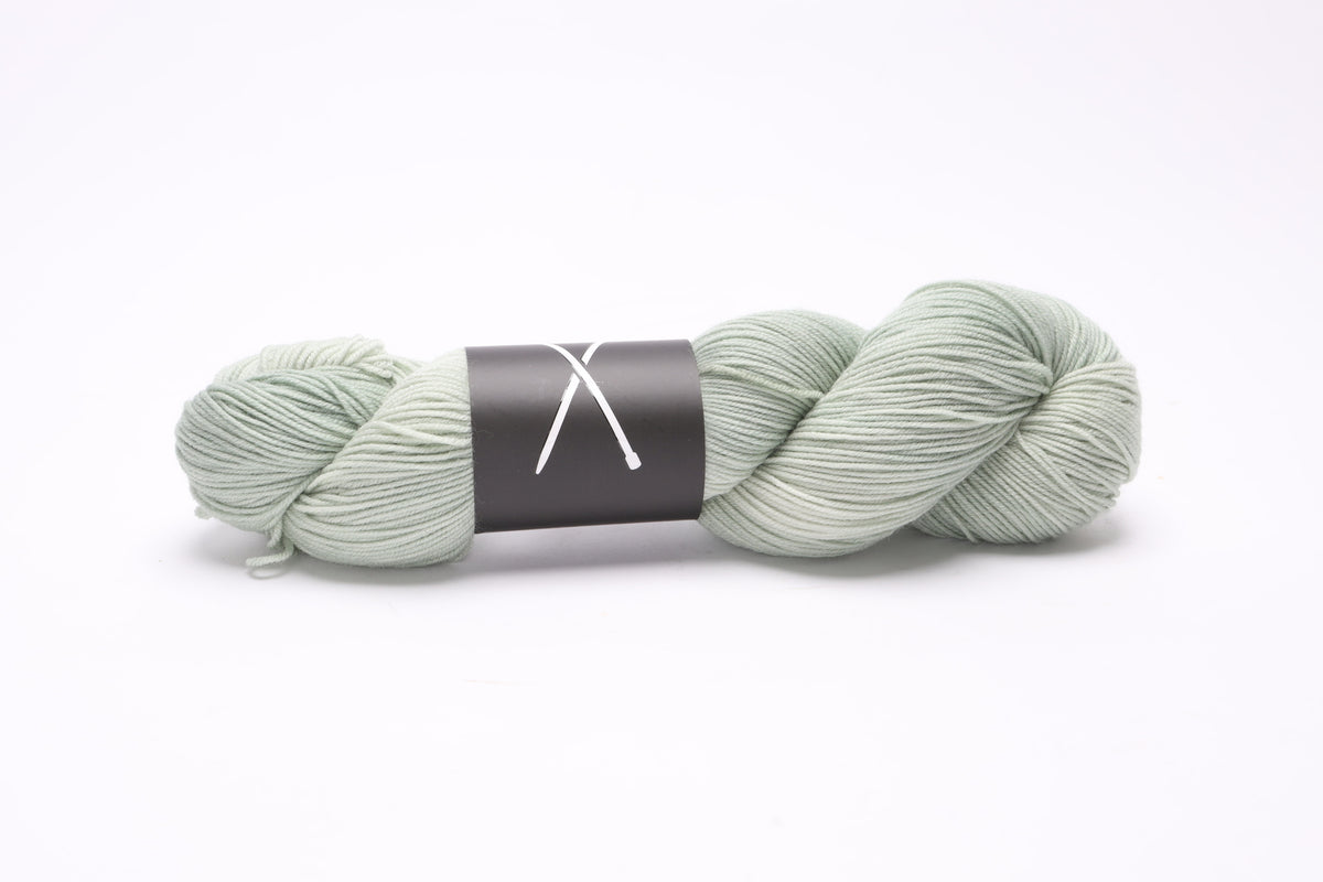 boots by the knitting loft - merino fingering yarn (part 1) dusty green