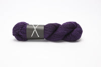 boots by the knitting loft - merino fingering yarn (part 1) eggplant