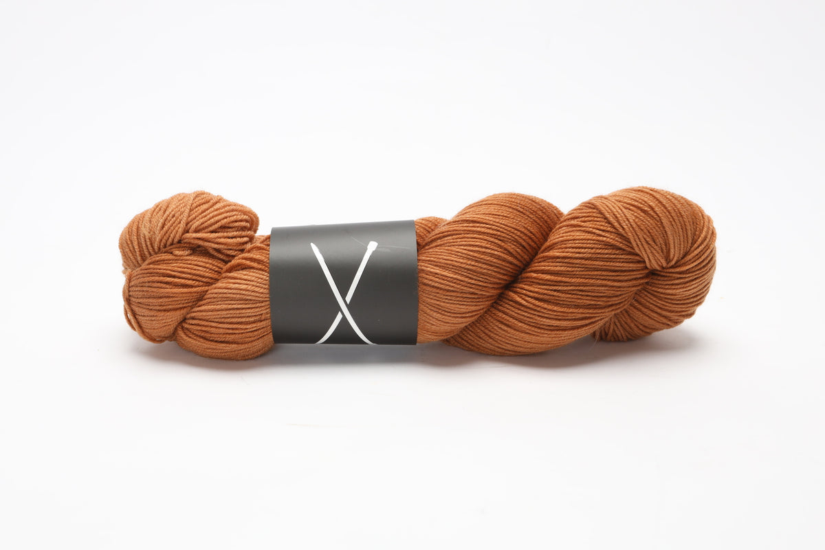 boots by the knitting loft - merino fingering yarn (part 1) faded caramel