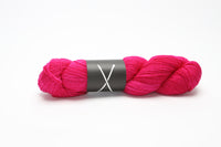 boots by the knitting loft - merino fingering yarn (part 1) fuschia