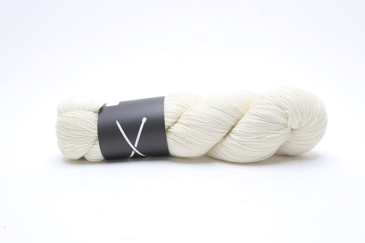 boots by the knitting loft - merino fingering yarn (part 1) ivory