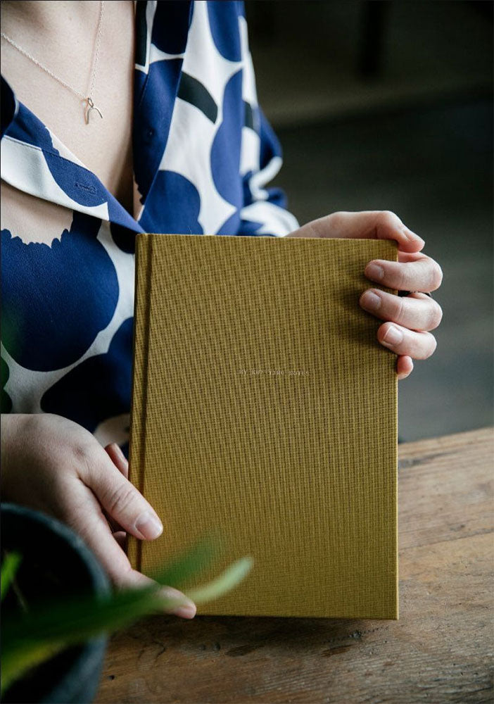 Laine - My Knitting Notes Mustard Notebook Available in Toronto