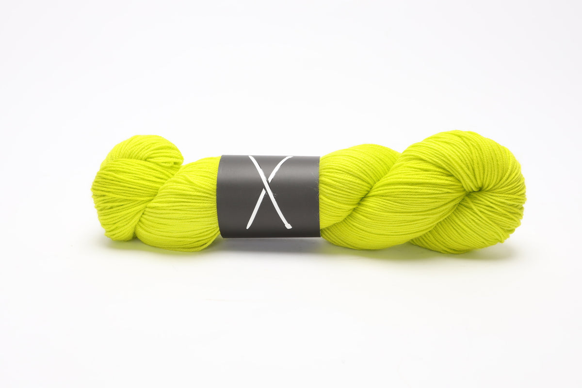 boots by the knitting loft - merino fingering yarn (part 1) lime