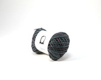 (vi)laines yarnlings - chaussettes sock love notes in a grey smock (0b02)