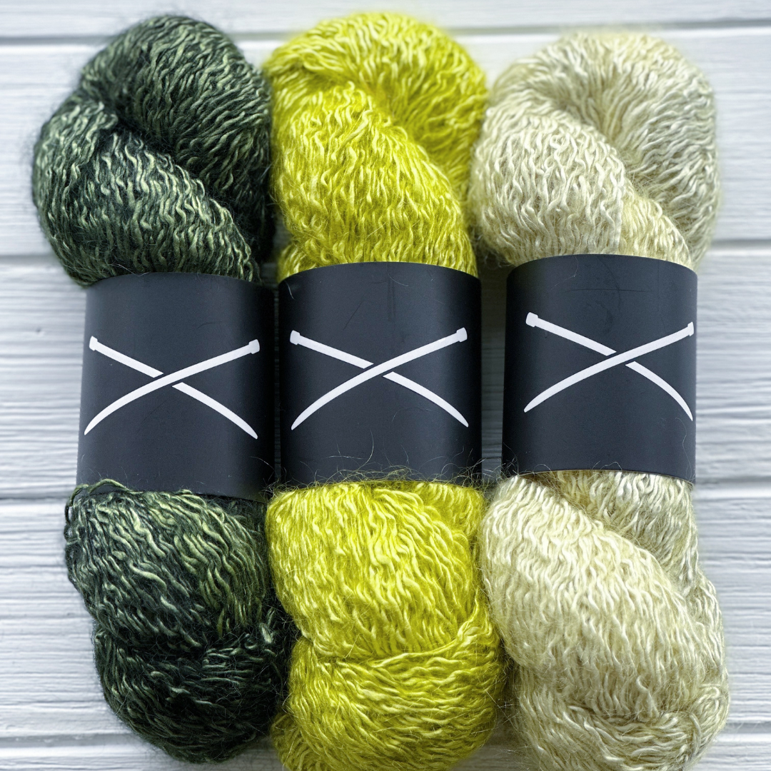 The Knitting Loft - Kare - Silk/Mohair Heavy Fingering Yarn