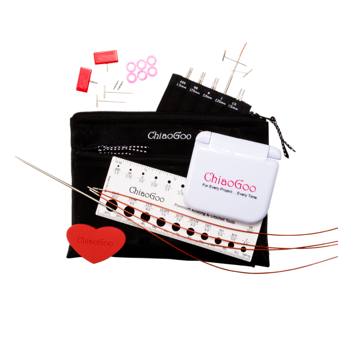 ChiaGoo TWIST MINI Interchangeable Knitting Needle Tips Set in