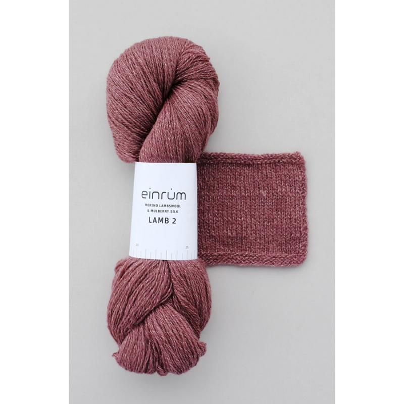 Einrum - LAMB 2 Merino Lambswool & Mulberry Silk Fingering Yarn – The  Knitting Loft