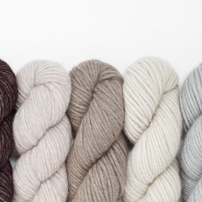 Woolfolk Luft bulky yarn from Merino Wool and Organic Pima Cotton